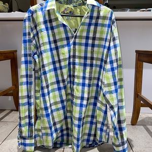Robert Graham Button Up Sport/Dress (Size: XXLT)